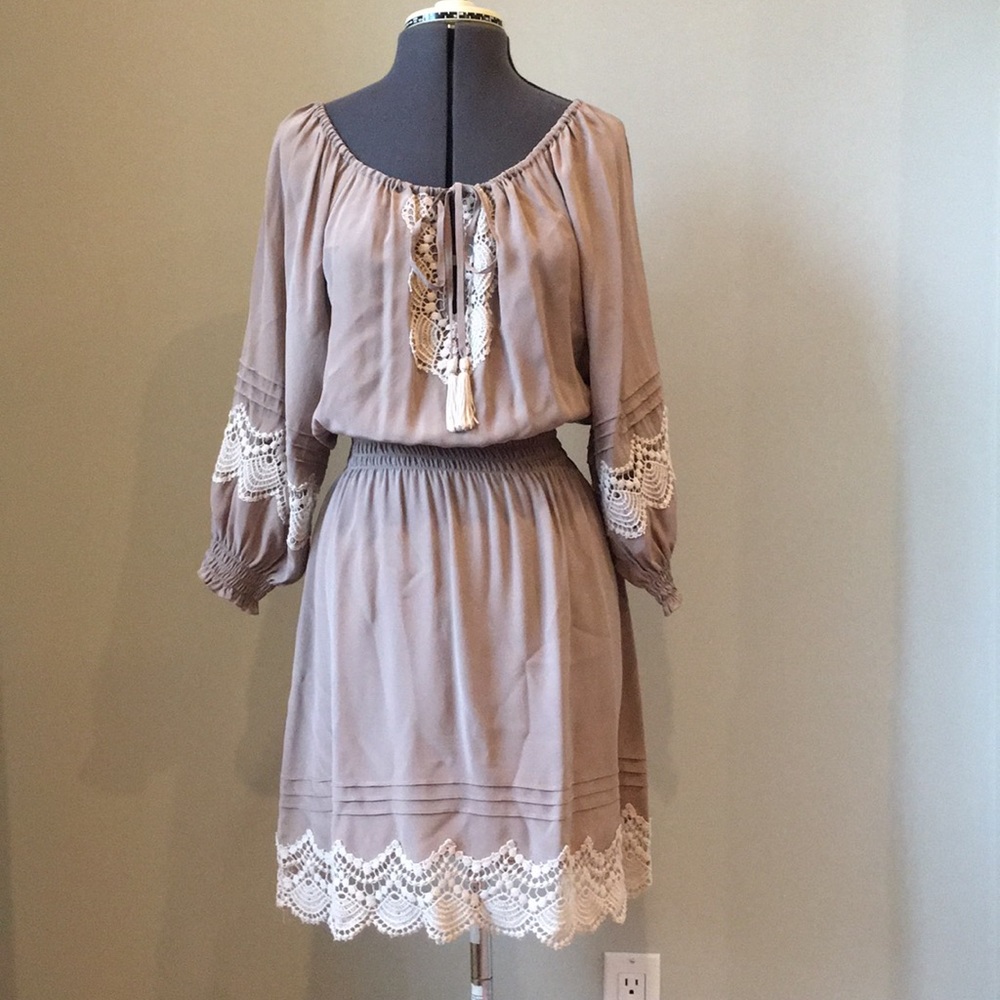 Bebe long sleeve dress. Size S